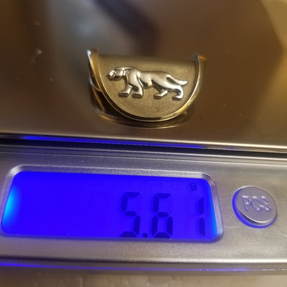 14k gold panther slide pendant only - Picture 5 of 6